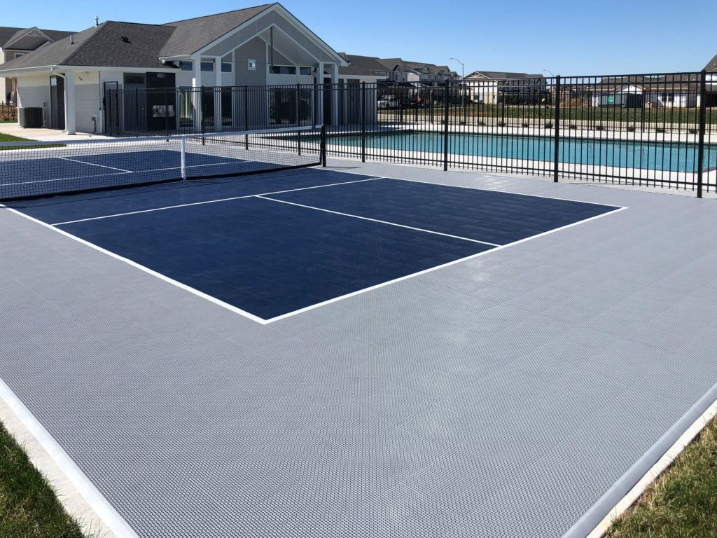 Professional tennis court